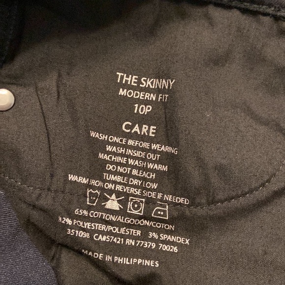 Ann Taylor The Skinny Modern Fit Pants size 10P brand new with tags color black - Picture 10 of 16